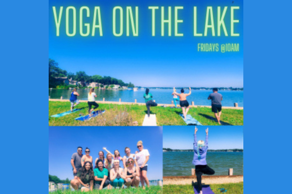 yoga on the lake